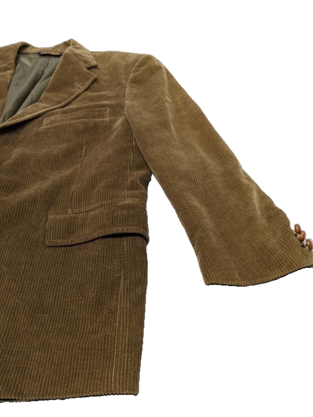 Vintage Brooks Brothers Corduroy Blazer Chocolate Jacket Coat Mens 80s-90s - Picture 9 of 14